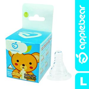 AppleBear Peristaltic Nipple Standard Caliber L 6+ Months (AB-105)